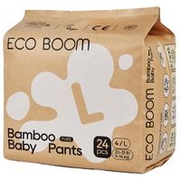 Eco Boom Bamboo Pull Up Pants - L (9-14Kg)